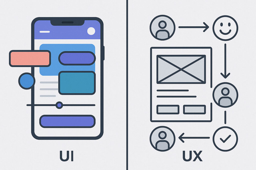 تفاوت طراحی رابط کاربری (UI) و تجربه کاربری (UX)